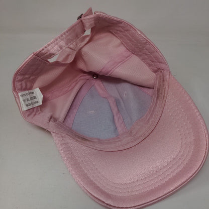 Unbranded Slideback Hat Pink One Size Adjustable Solid Blank 6 Panel