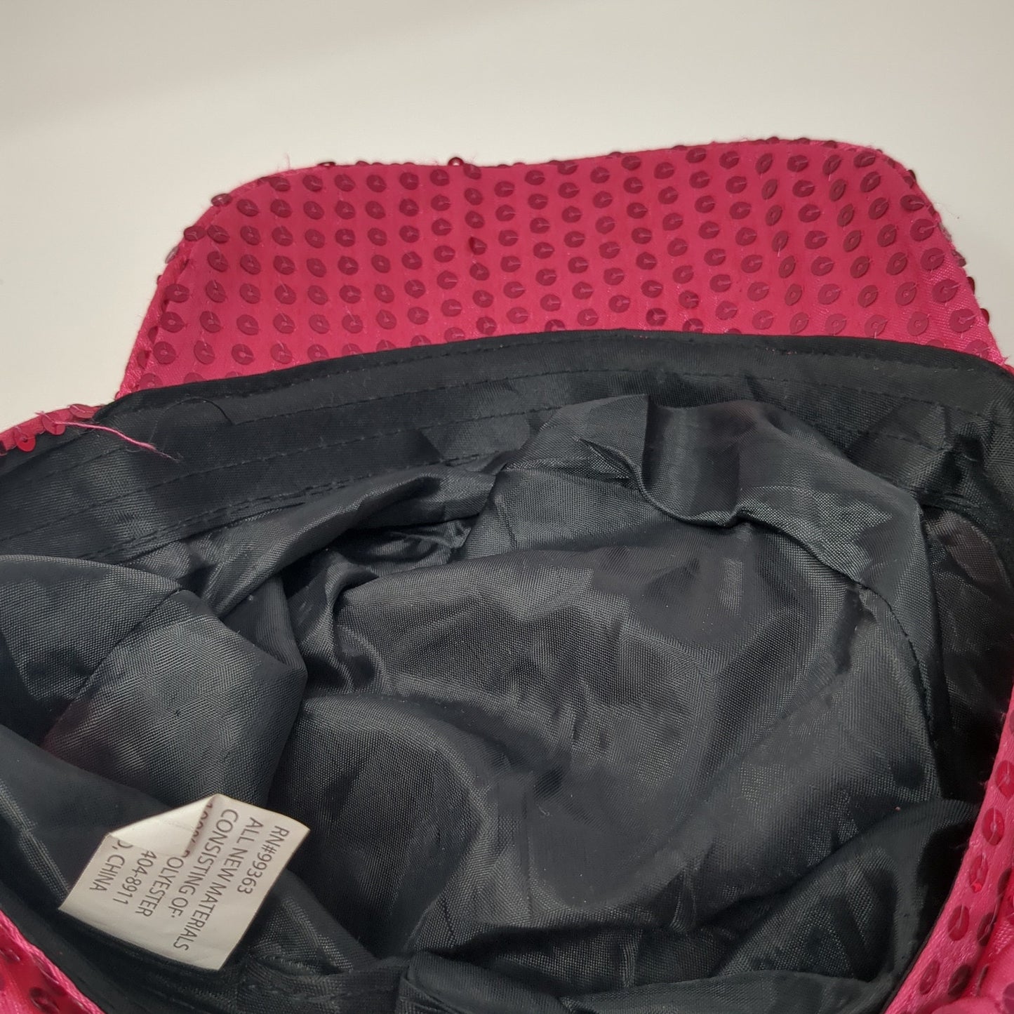 Unbranded Army Cap Pink One Size Lightweight Glitter Sequins Blank Polyester