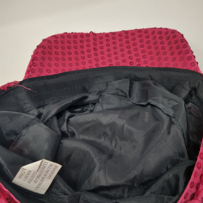 Unbranded Army Cap Pink One Size Lightweight Glitter Sequins Blank Polyester