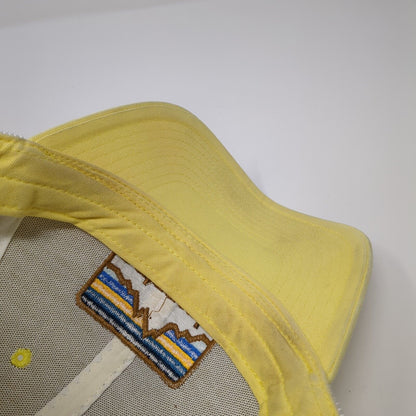 Patagonia Mountain Snapback Trucker Hat Yellow One Size Mesh Back