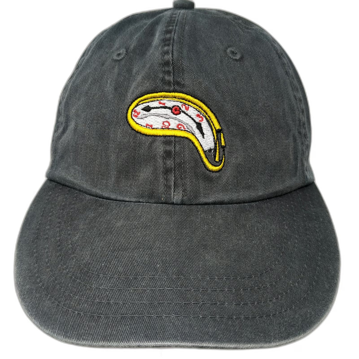 Cotton Deluxe Salvador Dali Museum Gray Melting Clock One Size Baseball Cap Hat