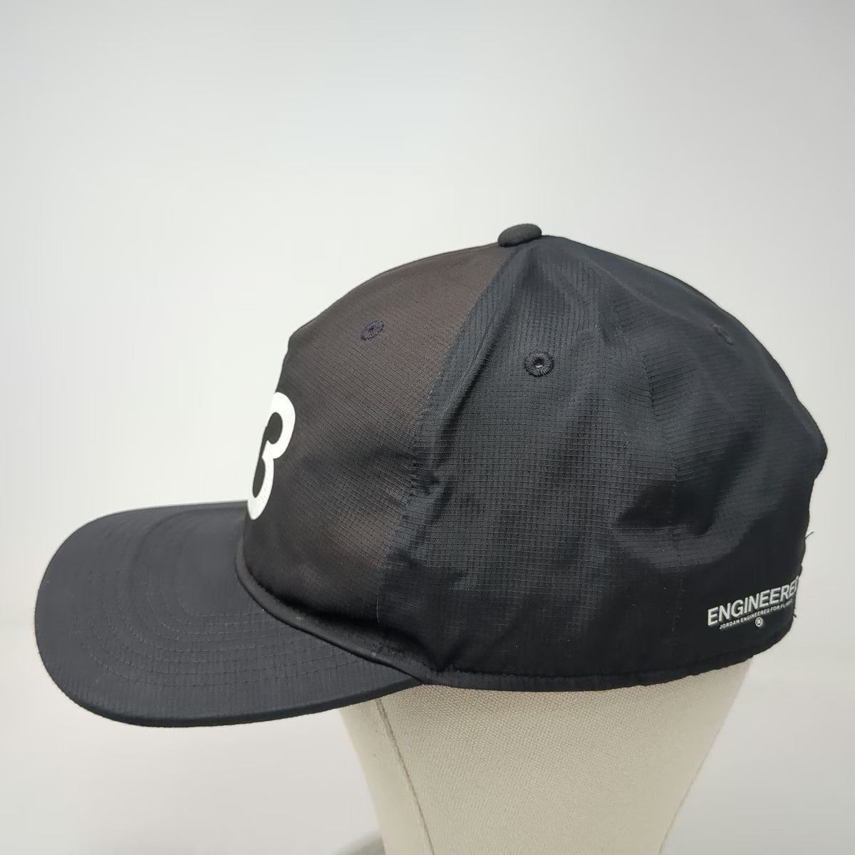 Jordan Brand 5 Panel Black One Size Hat 23 Graphic Snapback Engineered Flight