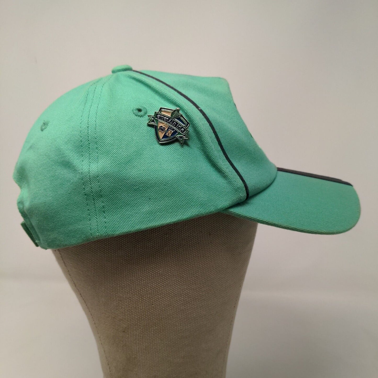 Lansdowne Men's Strapback Hat Green Adjustable Embroidered Logo Emerald Isle