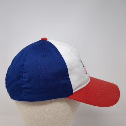 American Flag Slideback Hat Multi One Size Adjustable Colorblock Outdoor