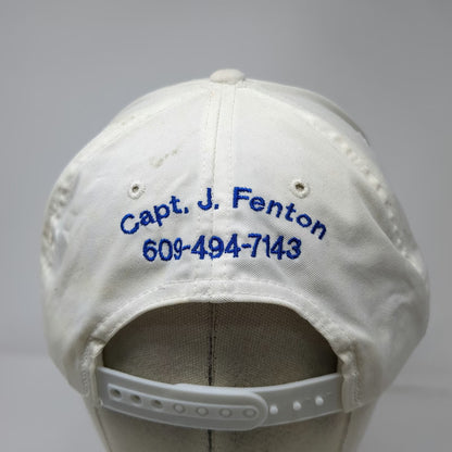 Yupoong 5 Panel White One Size Snapback Rope Hat Sensuous Charter Boat Fishing