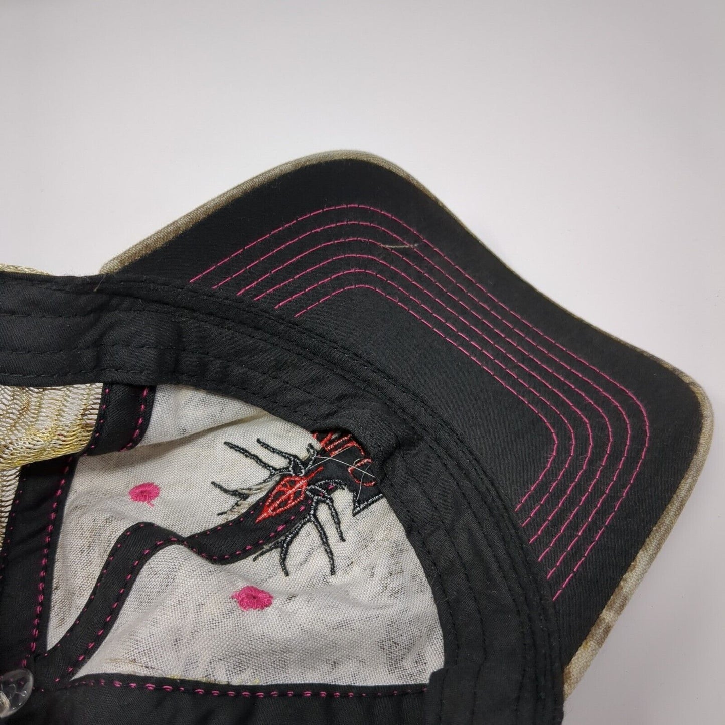 Wild Strapback Mesh Back Trucker Hat Camo One Size Hunting Signatures