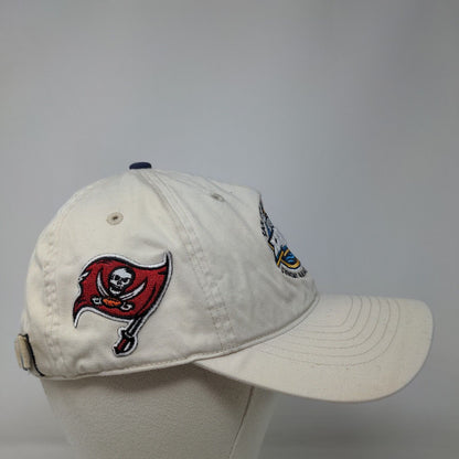 Reebok Men's Slideback Hat Tan OSFA NFL Superbowl XXXVII Vintage 2003 Buccaneers