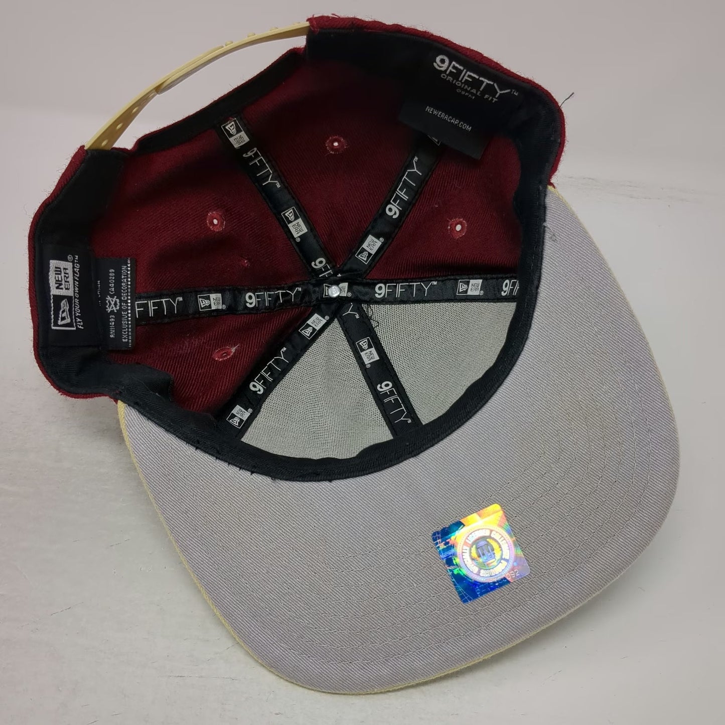 New Era Florida State Seminoles NCAA Red Snapback Hat One Size 9FIFTY Flat Brim