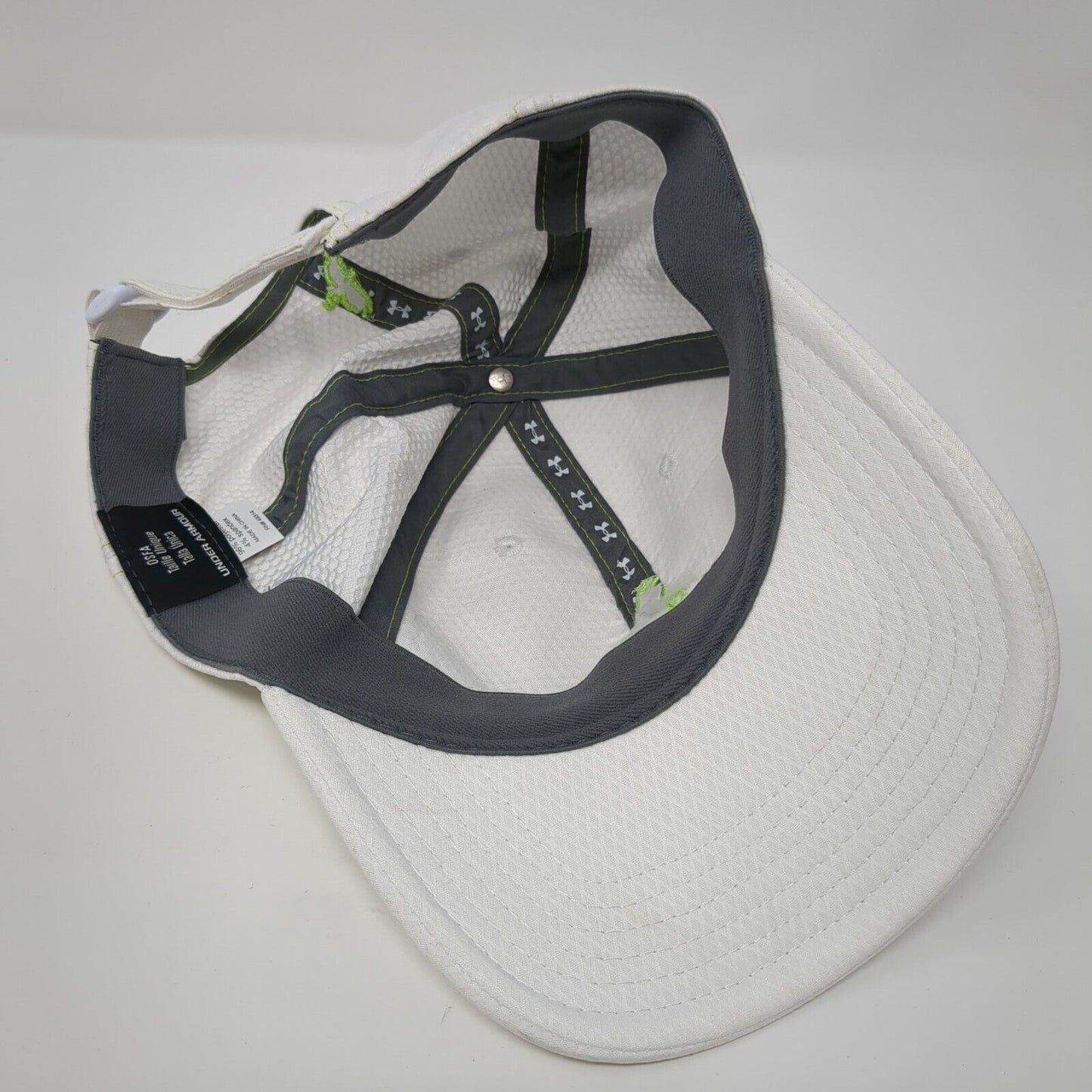 Grayhawk Golf Club Strapback Hat White OS Adjustable Embroidered Under Armour