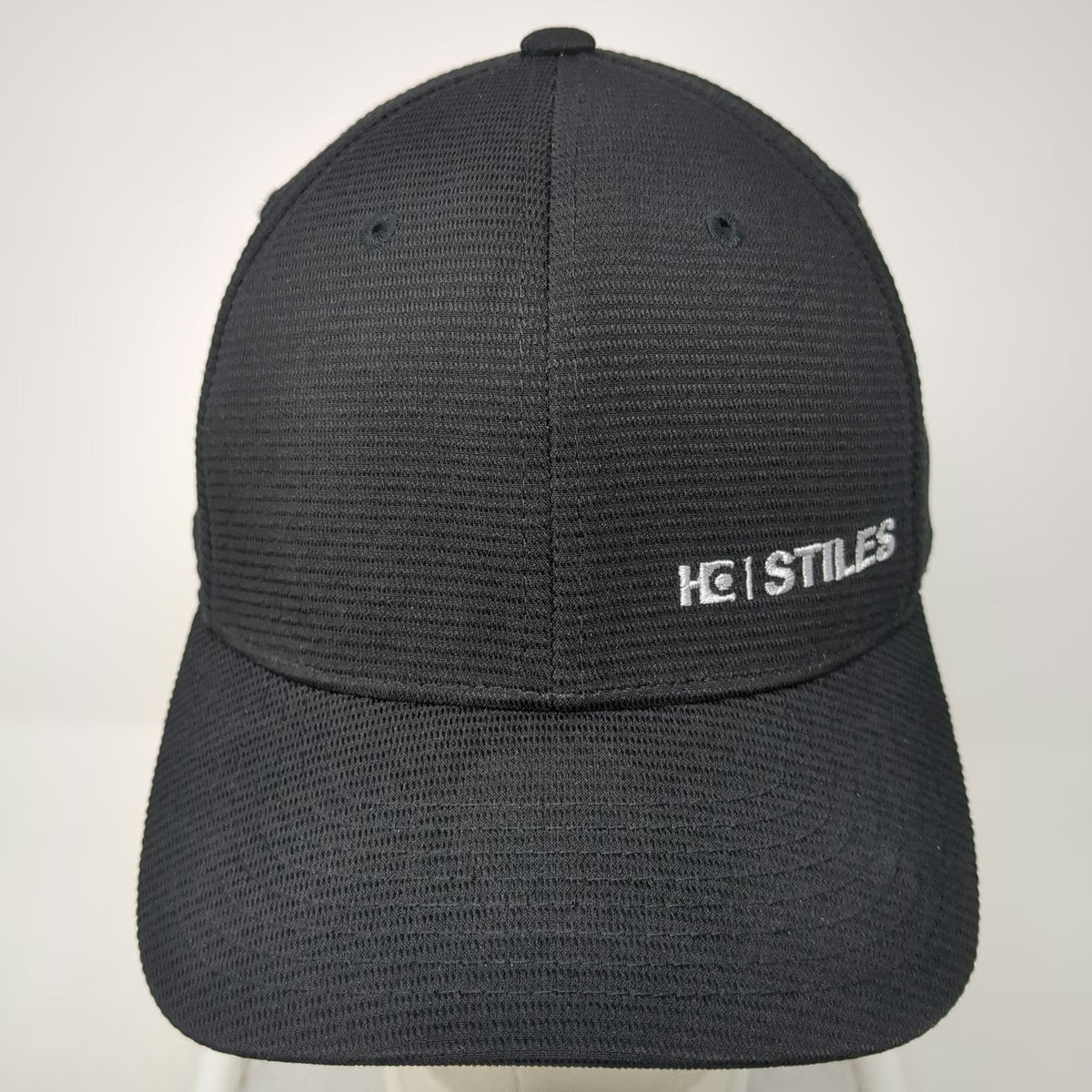 Cap America Snapback Hat Black OSFM HC Stiles Silver Embroidery Mesh Adjustable