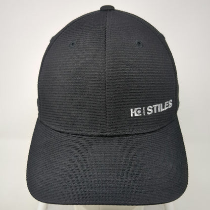 Cap America Snapback Hat Black OSFM HC Stiles Silver Embroidery Mesh Adjustable