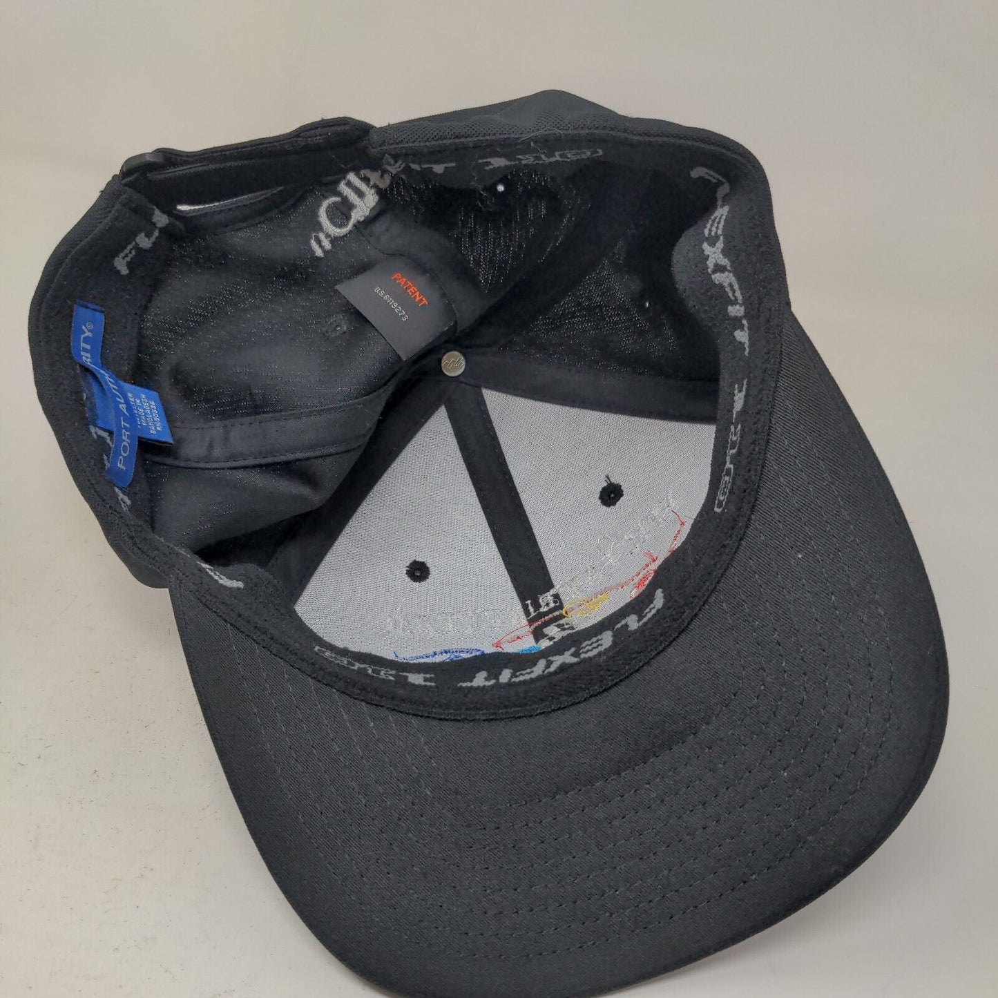 Port Authority Men's Strapback Hat Black OSFA Epic Fat Bike Team Logo