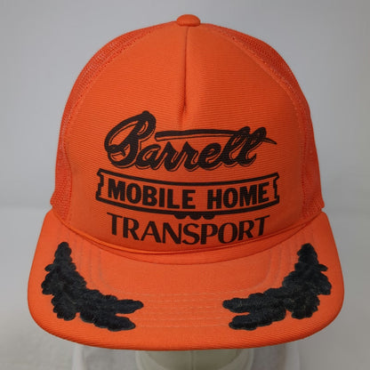 Youngan Trucker Hat Orange One Size Barrett Mobile Home Transport Scrambled Eggs