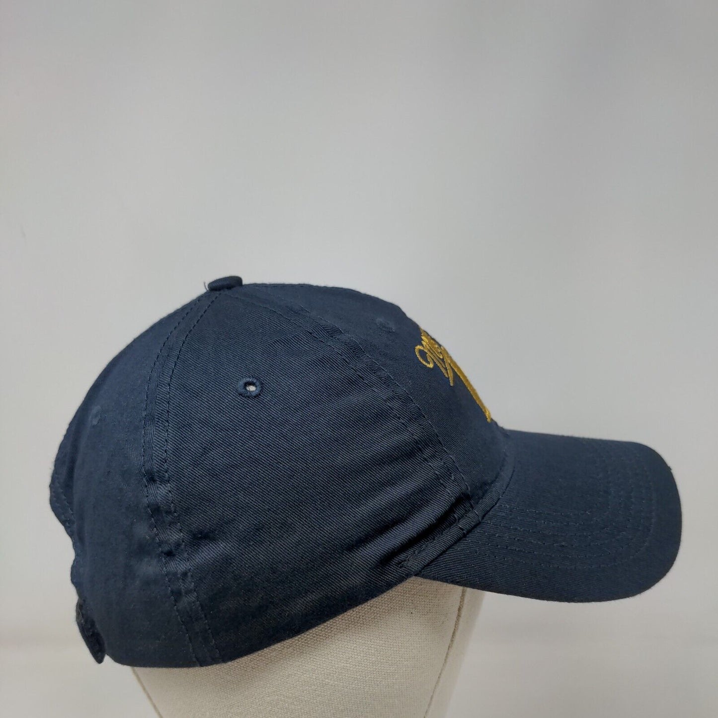 Miller Lite Strapback Hat Blue One Size Embroidered Adjustable 6 Panel