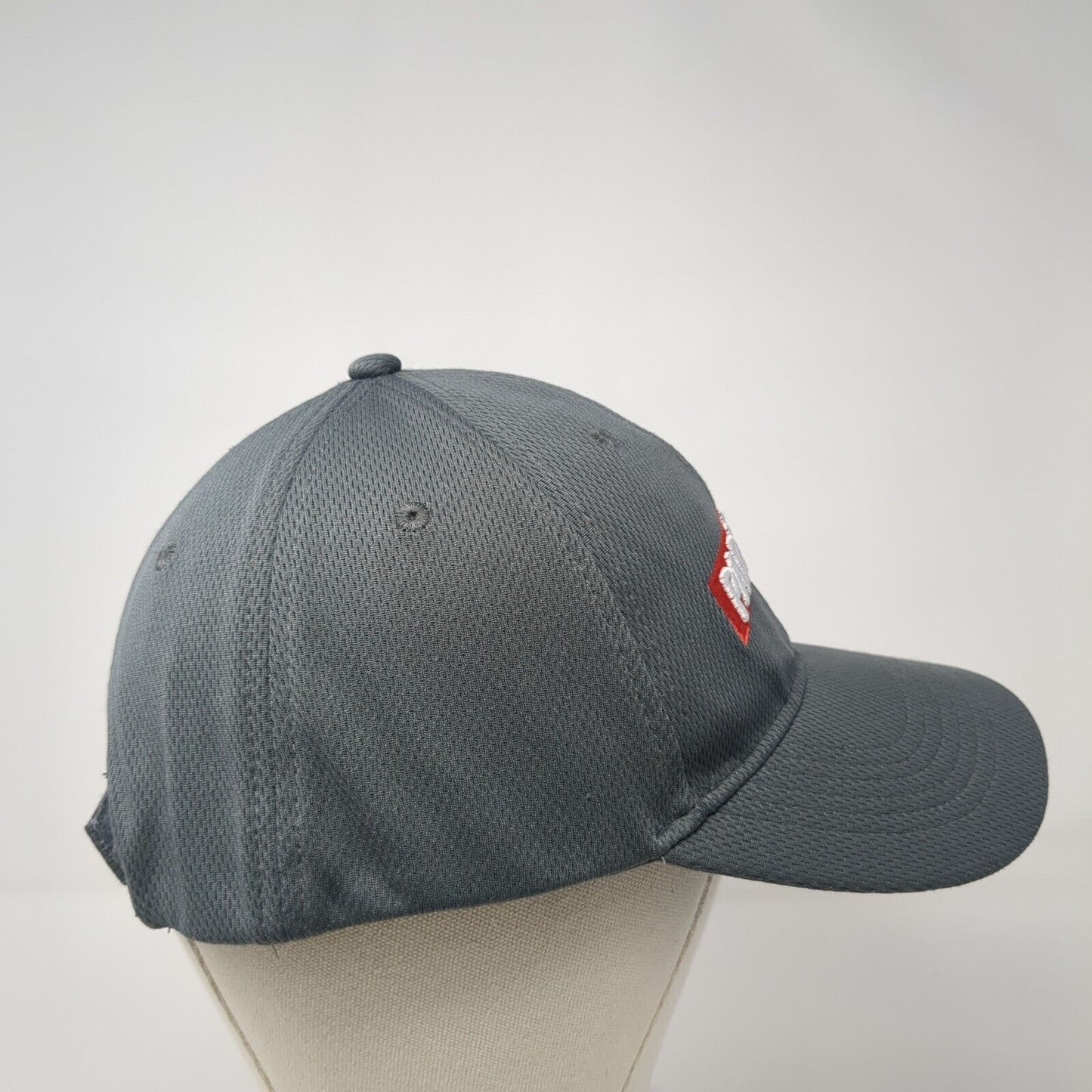 Papa Johns Strapback Baseball Cap Gray One Size Adjustable Employee Crew Hat