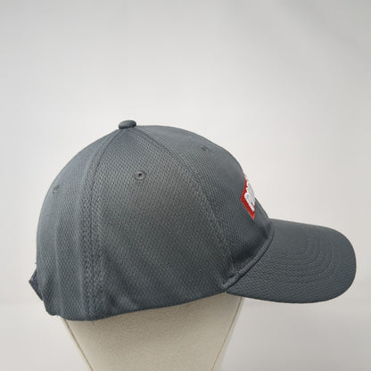 Papa Johns Strapback Baseball Cap Gray One Size Adjustable Employee Crew Hat