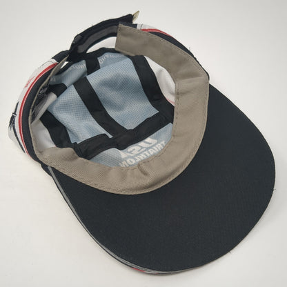 USA Triathlon Strapback 5 Panel Hat Black Large 2015 Championships