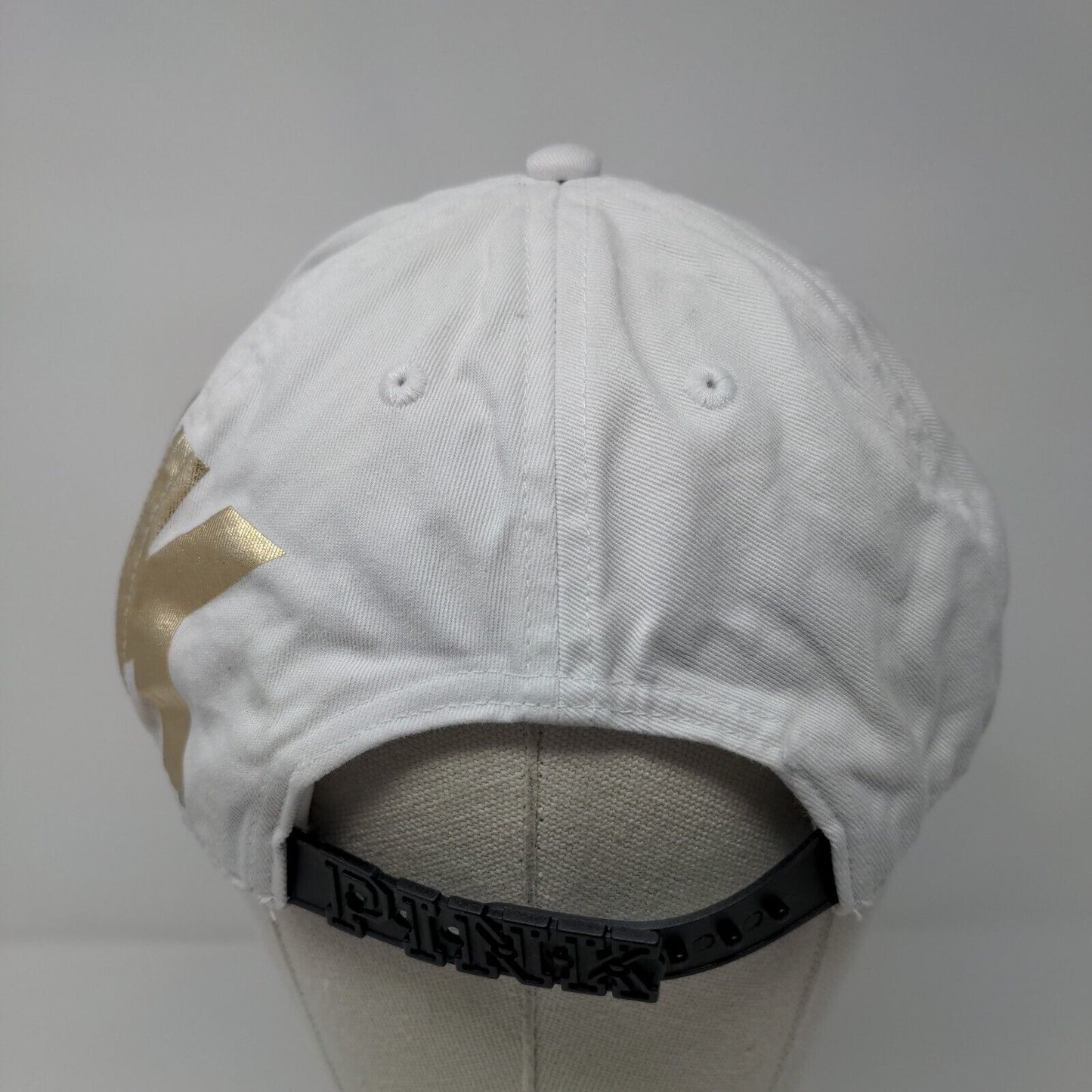 PINK Snapback Hat White OSFA Adjustable 6 Panel Victoria's Secret