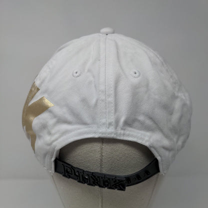 PINK Snapback Hat White OSFA Adjustable 6 Panel Victoria's Secret