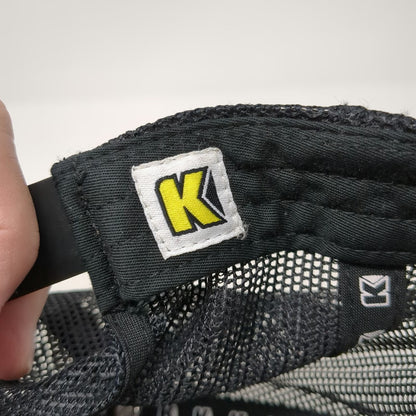 Richardson Trucker Hat Black One Size Kendall Mountain Leather Patch Mesh Back