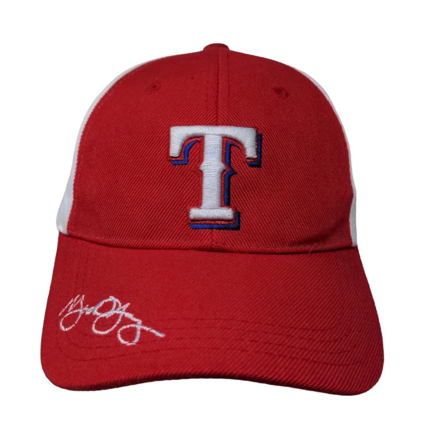 Coca Cola Mens Strapback Hat Multicolor Size OSFM Embroidered Texas Rangers Logo