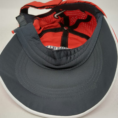 Nike Baseball Cap Red One Size New Fairfield Field Hockey Mesh Perforated Hat