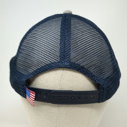 C-A-L Ranch Stores Trucker Hat Gray One Size Mesh Snapback Patch Adjustable Farm