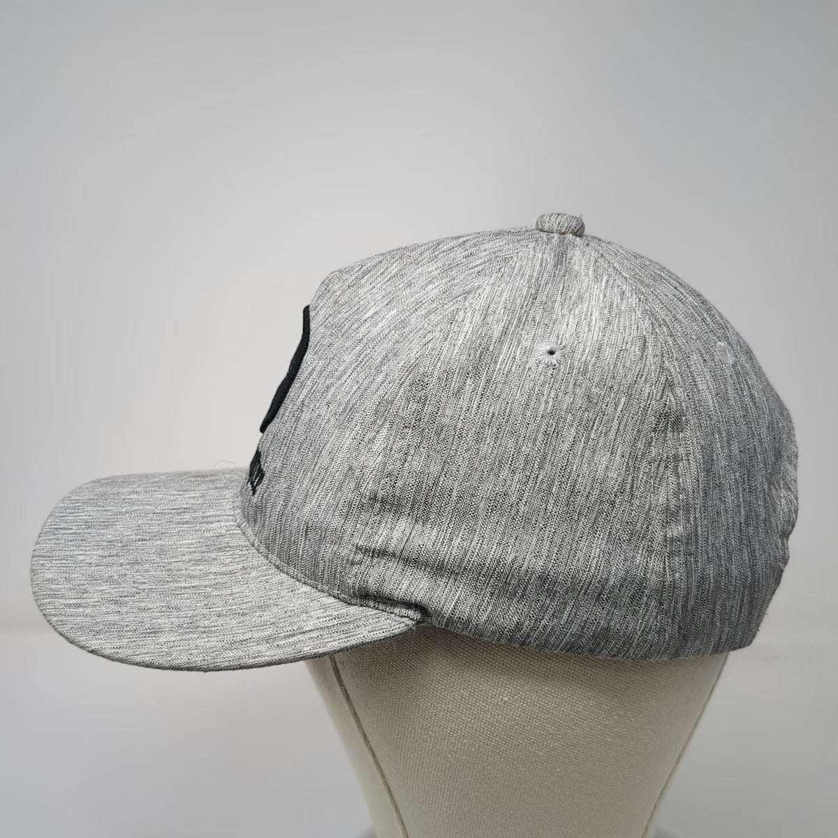 Jägermeister Gray 5 Panel Hat One Size Snapback Stag Logo Embroidered Adjustable