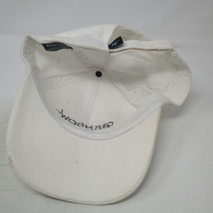 Town Talk Baseball Cap White One Size Benbow Hotel Resort Strapback Hat Cotton