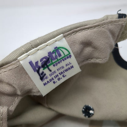 Kati Baseball Cap Beige Yellowstone National Park Bear Embroidery Hat Vintage