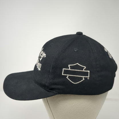 Harley-Davidson Baseball Cap Black One Size Hat Rhinestone Skull Memphis TN Logo