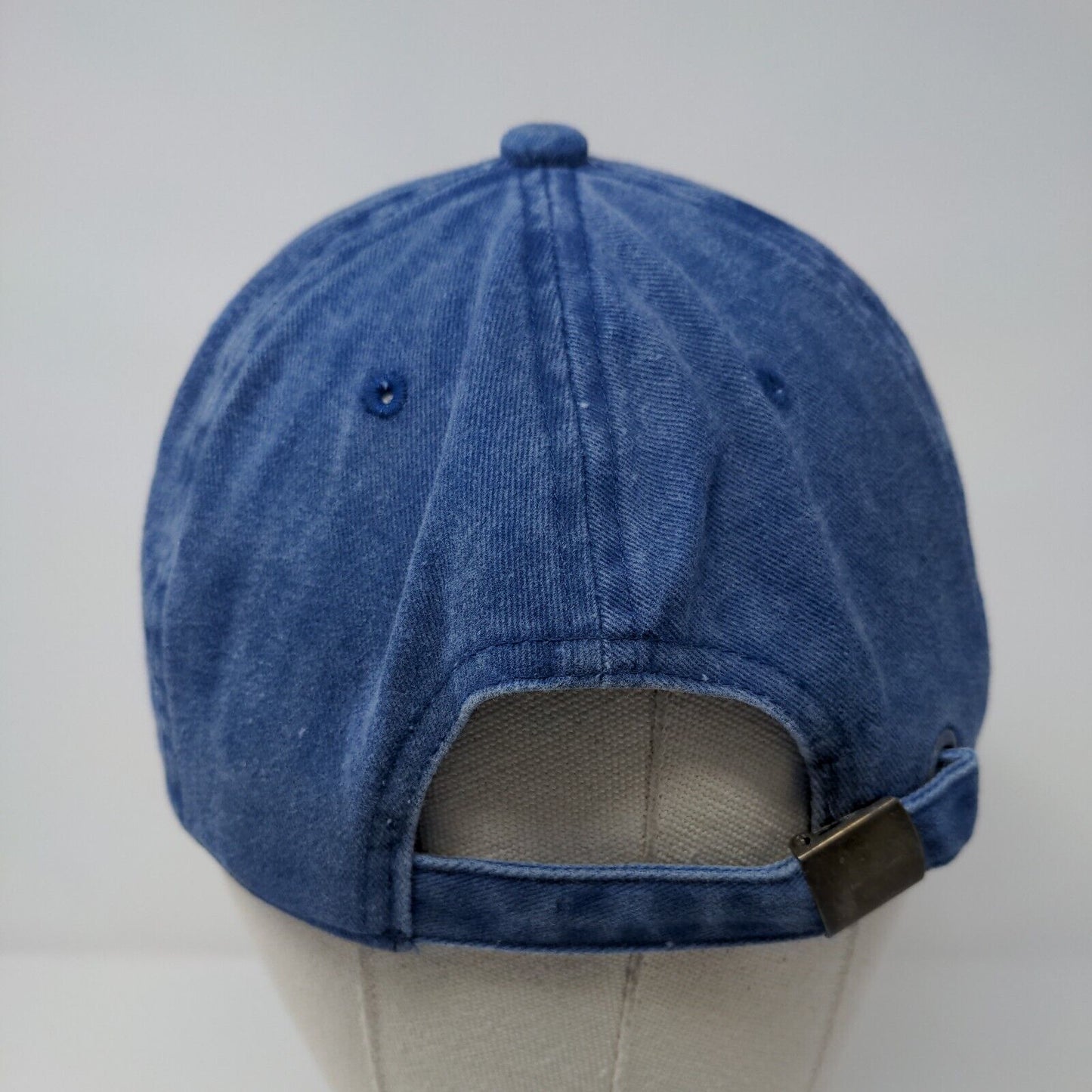 California Slideback Hat Blue One Size Adjustable Embroidered 6 Panel Nissi Caps