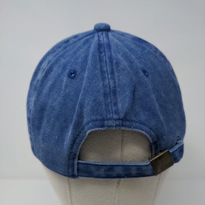 California Slideback Hat Blue One Size Adjustable Embroidered 6 Panel Nissi Caps