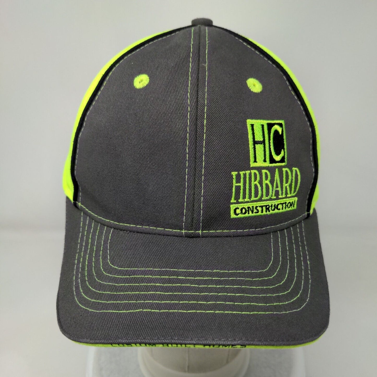 HC Hibbard Construction Strapback Hat Multicolor OSFA Embroidered