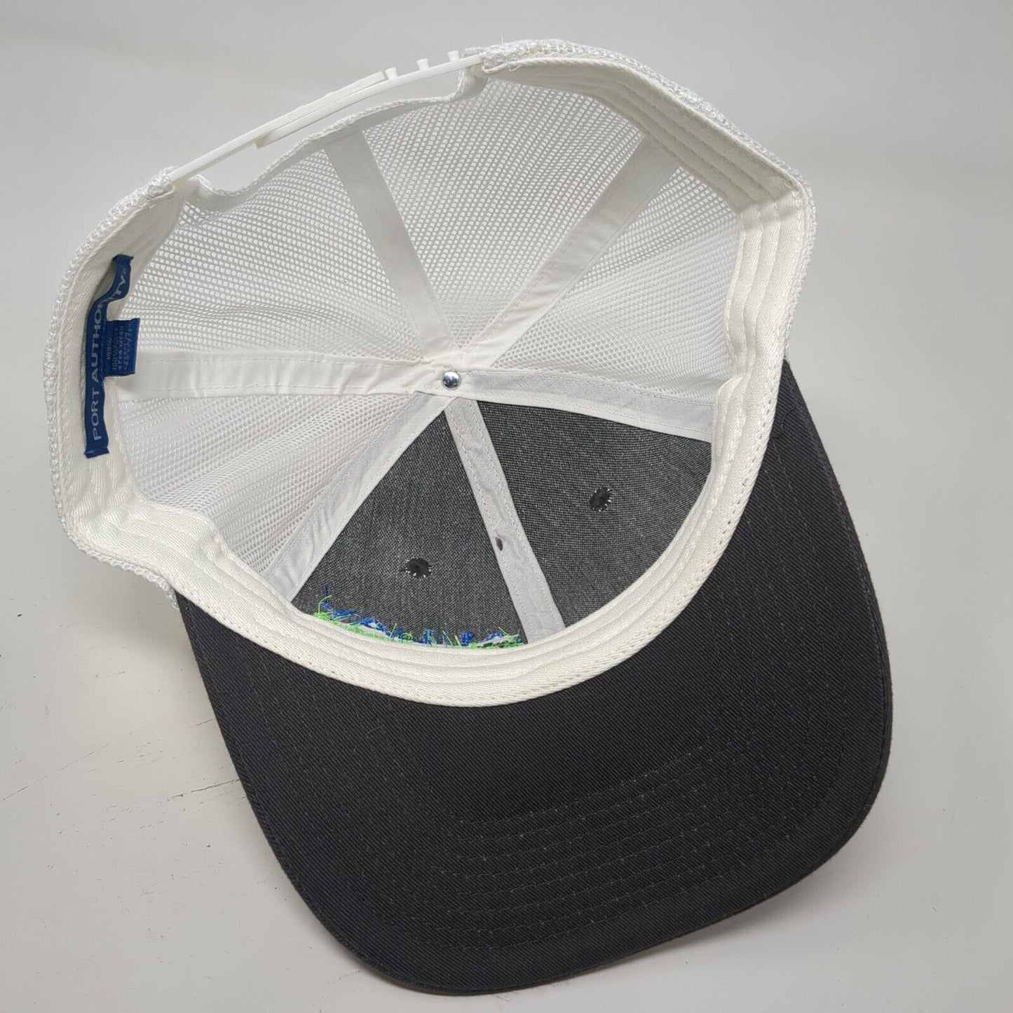 Allay Flooring Company Snapback Trucker Hat Gray OSFA Mesh Back