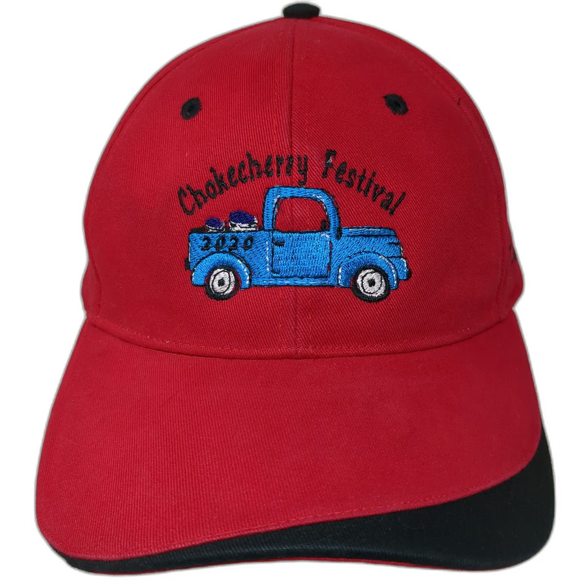 Sportsman Chokecherry Festival Lewistown Montana Baseball Cap Red One Size Hat
