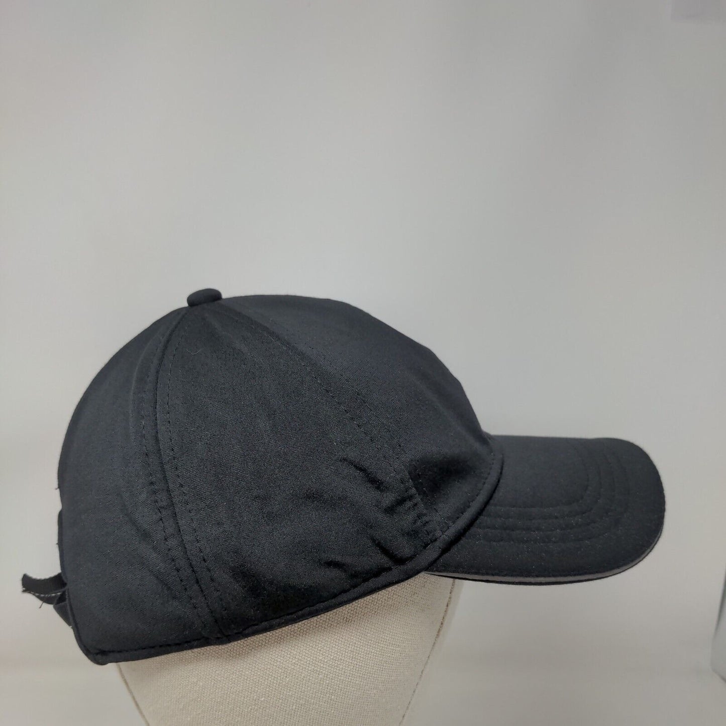 Unbranded Slideback Hat Black OSFM Adjustable Solid Blank Outdoor