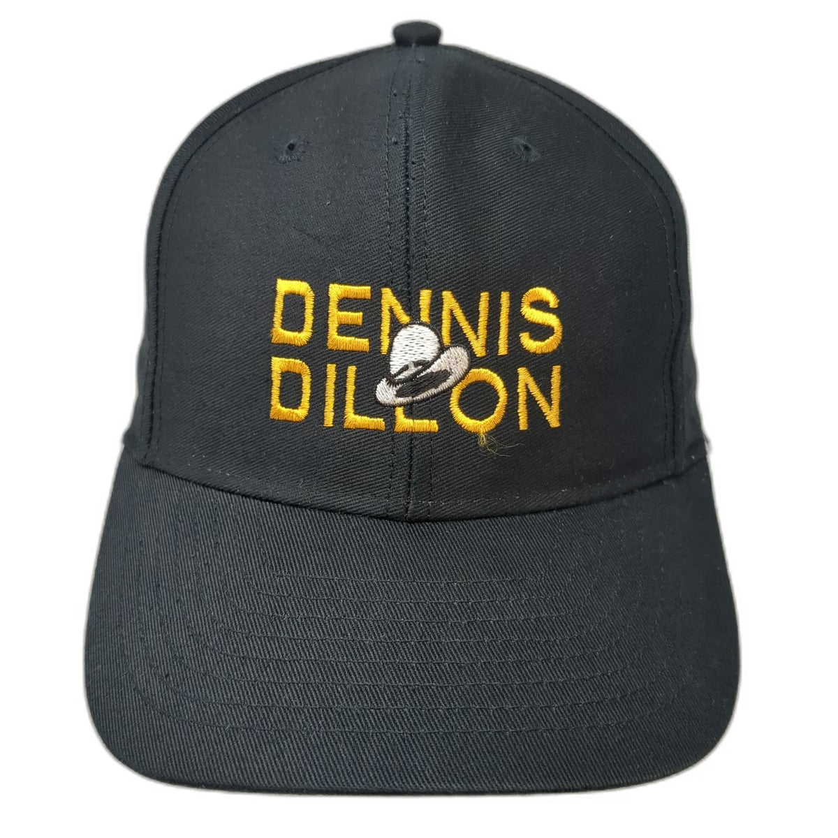 Mohr's Snapback Black One Size Hat Dennis Dillon Logo Cowboy Hat Embroidery