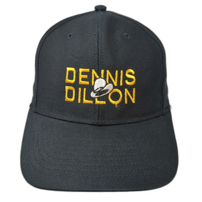 Mohr's Snapback Black One Size Hat Dennis Dillon Logo Cowboy Hat Embroidery