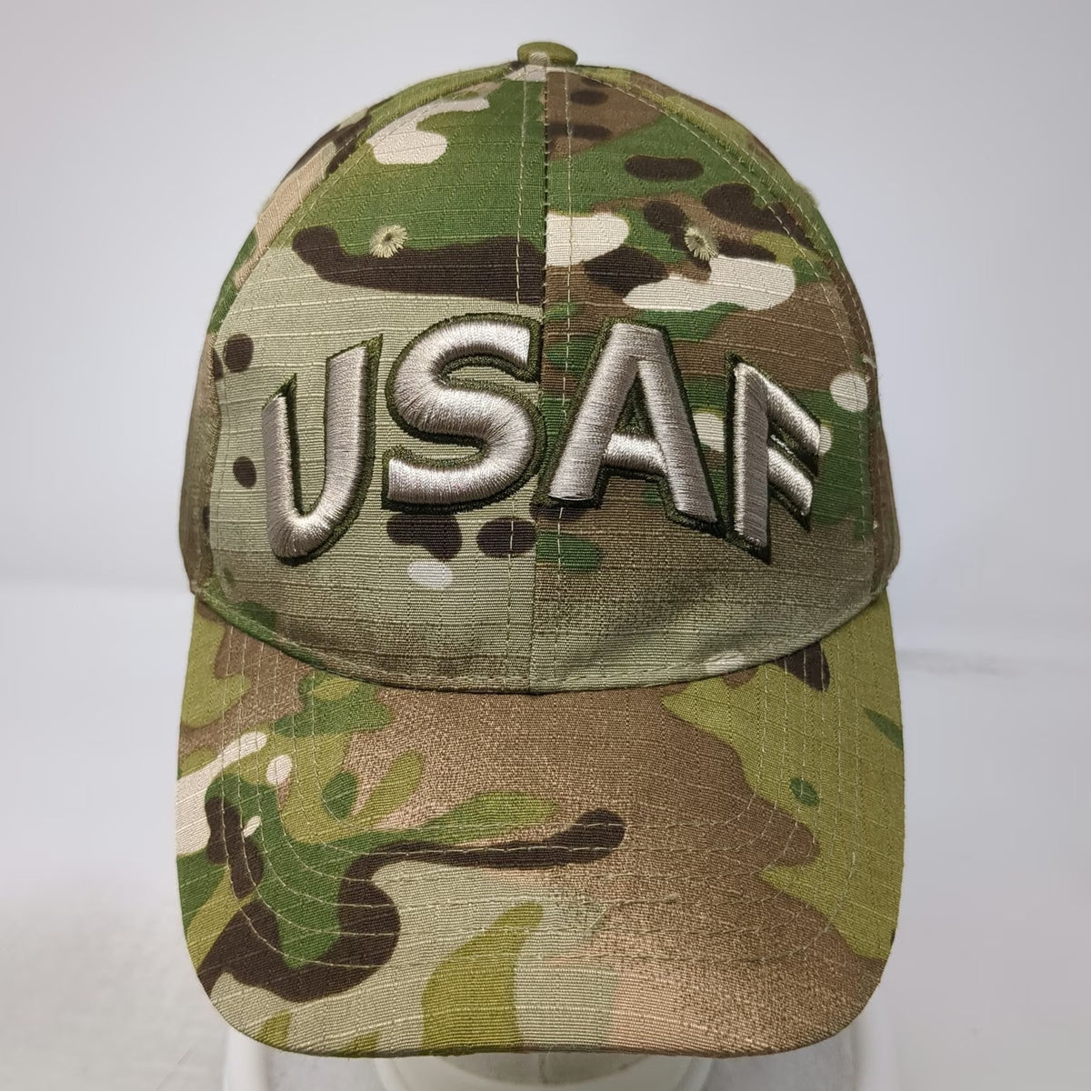 Eagle Crest USAF Green Brown Baseball Cap One Size Strapback Hat Embroidery
