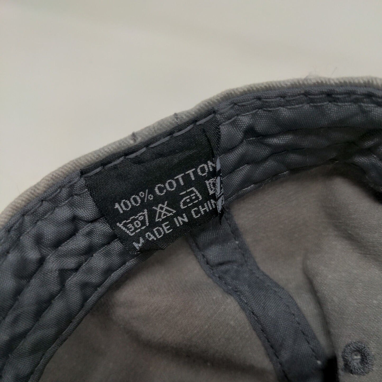 Unbranded Slideback Hat Blue One Size Adjustable Vented Holes Ponyback Blank