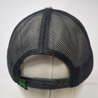 KG Specialties Green Camo Trucker Hat One Size Mesh Snapback Grenade Logo Black