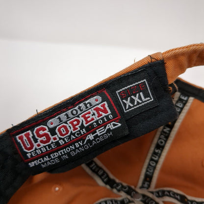 US Open 2010 Pebble Beach Slideback Hat Brown XXL Embroidered Ahead