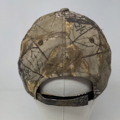 Signatures Men's Strapback Camo Hat Realtree Size OSFA Graphic Logo