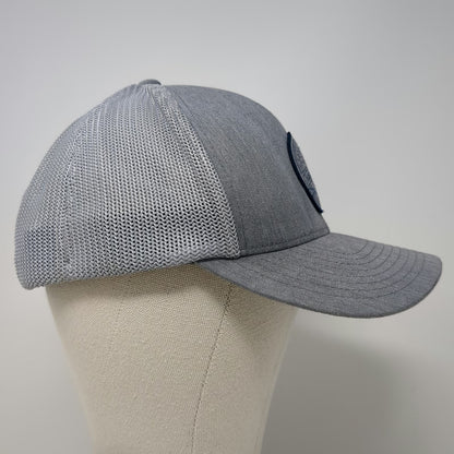 TravisMathew Trucker Hat Gray OSFM Flexfit 110 Snapback Mesh Patch California