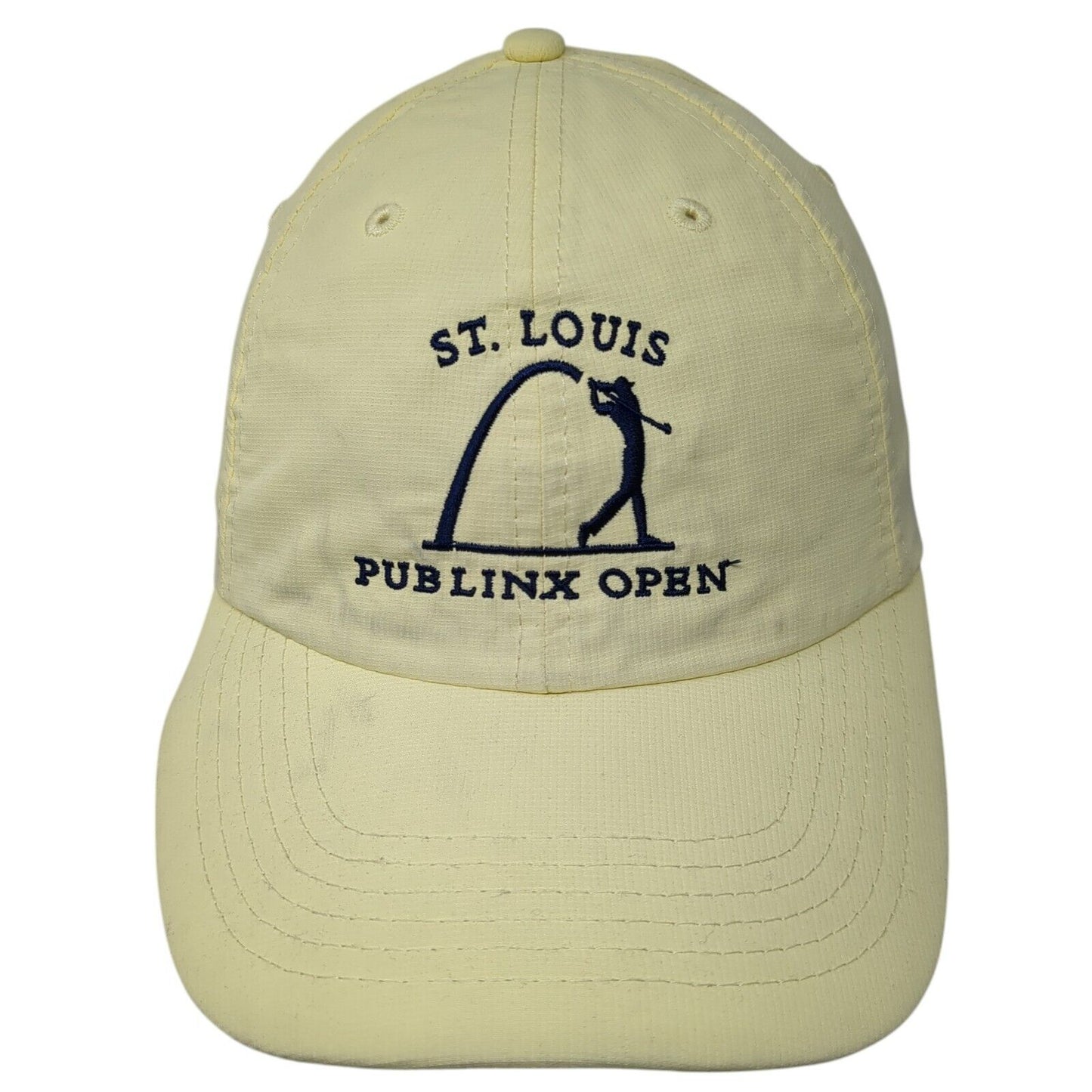 St. Louis Publinx Open Strapback Hat Yellow OS Adjustable Embroidered Imperial