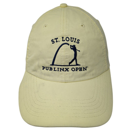 St. Louis Publinx Open Strapback Hat Yellow OS Adjustable Embroidered Imperial