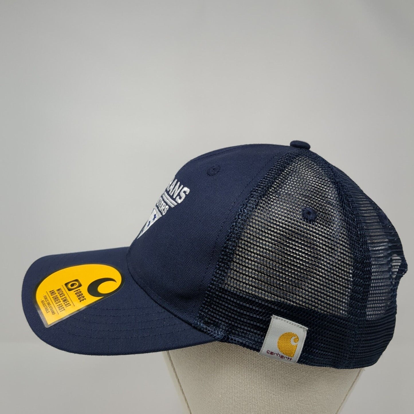 Veterans For Idaho Voters Snapback Trucker Hat Blue OS Adjustable Mesh Carhartt