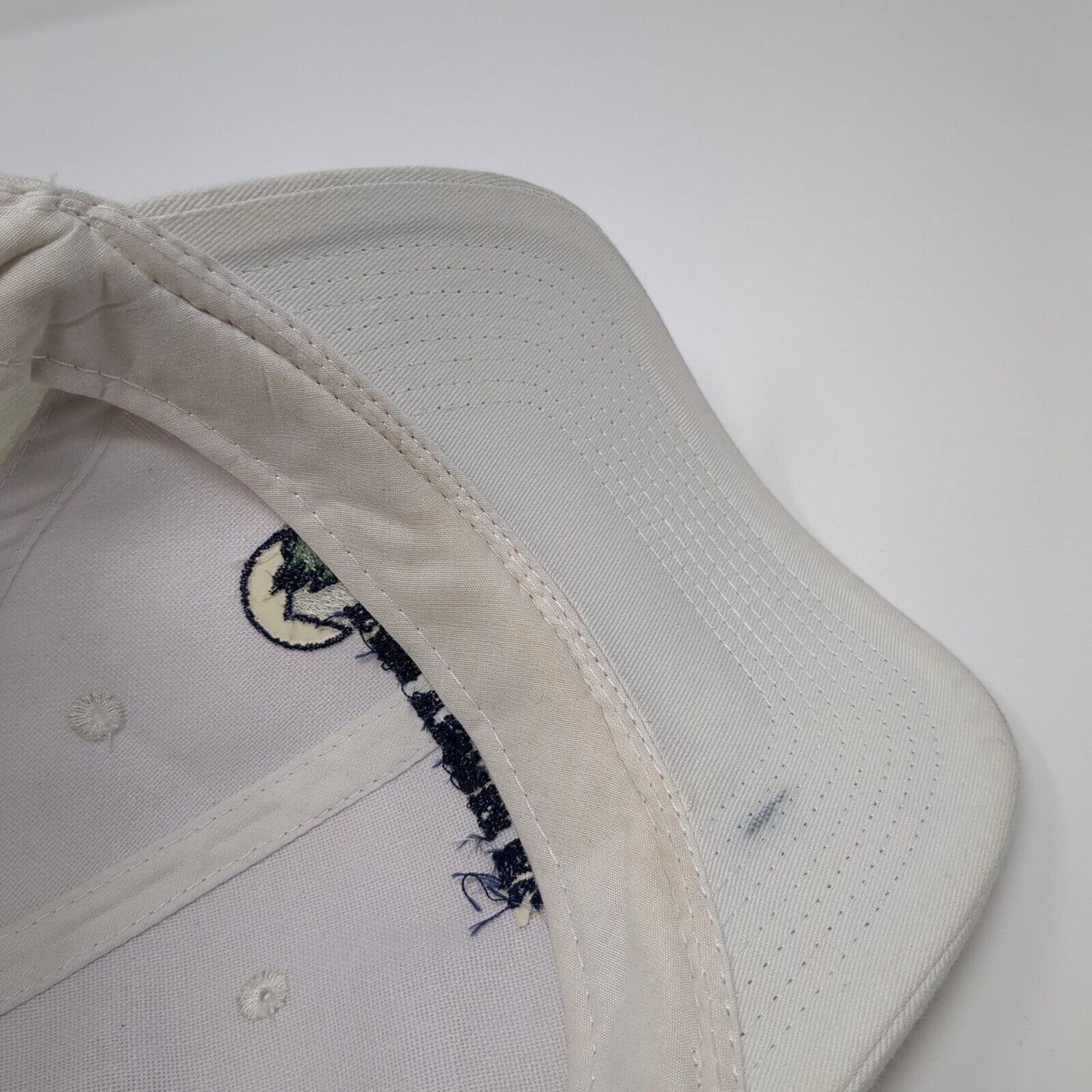 Idaho Western Inc. Strapback Hat White OS Adjustable Embroidered Port & Company