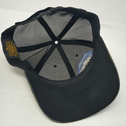 Yupoong MGM Targets Baseball Cap Black Camo One Size Snapback Mesh Multicam Hat